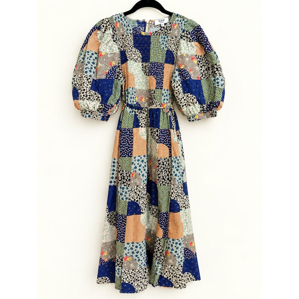 Sea New York Louie Patchwork Dress Size M - Picture 2 of 6